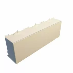 Apartment Block Architecture 3d model