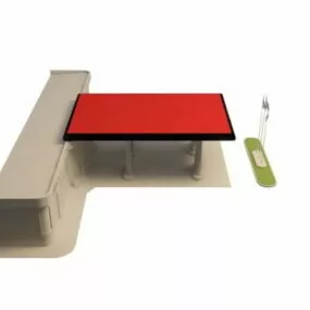 Gas Station Building 3d model