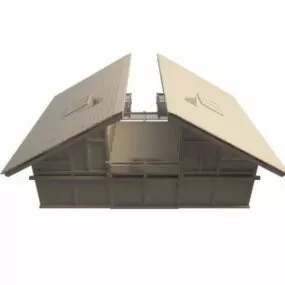 Old Country Cottage 3d model