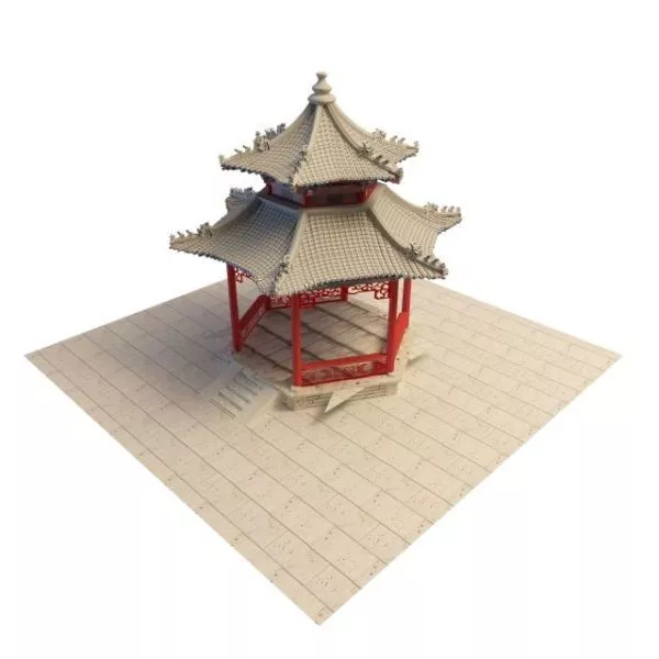 Pavilion Pool 3d model