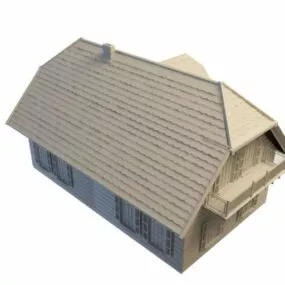 Vintage Country House 3d model