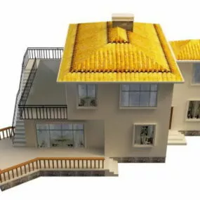Two Storey Villa 3d model