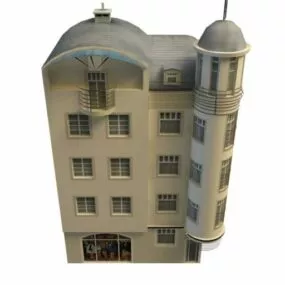 Spain Apartment Building 3d model