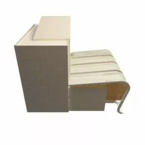Modern Hotel Building 3d model
