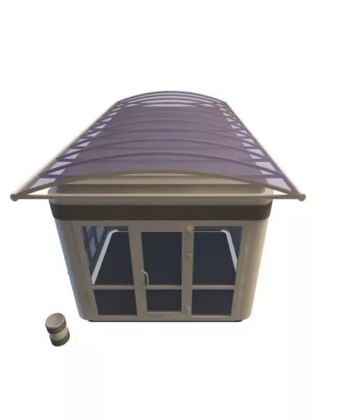 Plastic Trash Bin 3d model