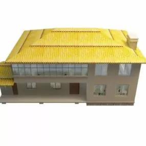 Residential Private House 3d model