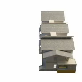 Townhouse Architecture 3d model