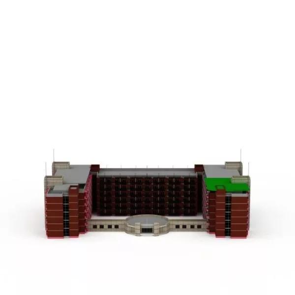 U Shaped Apartment Buildings 3d model U Shaped Apartment Buildings 3d model
