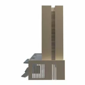 Police Department Building 3d model