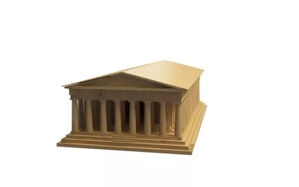 Ancient Roman Architecture 3d model Ancient Roman Architecture 3d model