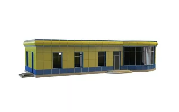 Hover City Station 3d model