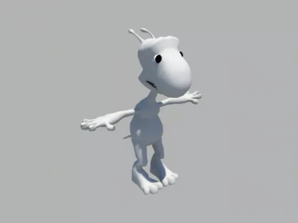 Black Ant Crawling 3d model