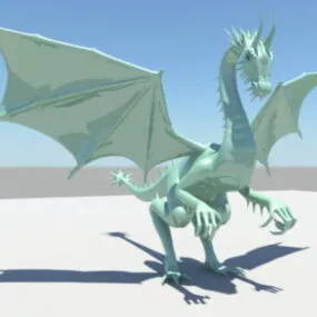 Green Dragon 3d model