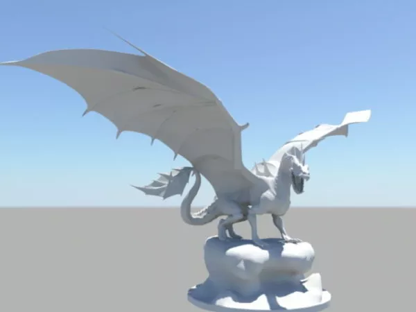 Hell Dragon 3d model Hell Dragon 3d model