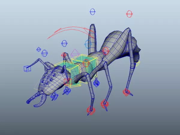Red Ant Insect 3d model