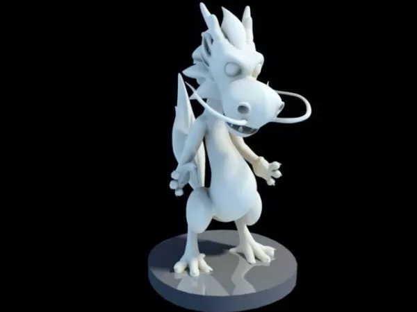 Three Western Dragon Character 3d model