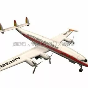 Lockheed Constellation Aircraft 3d model