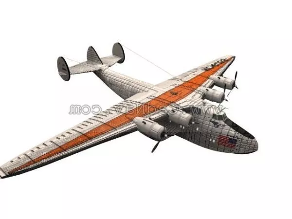 Boeing 314 Clipper 3d model Boeing 314 Clipper 3d model