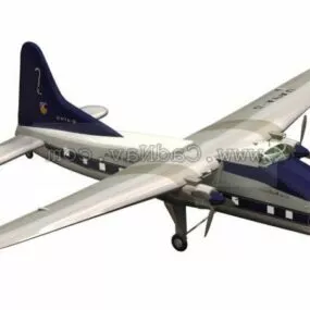 Bristol Freighter Mk 32 3d model