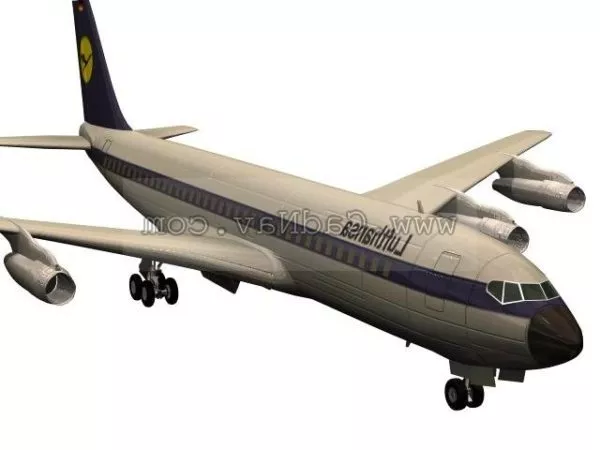 Boeing 707 Aircraft 3d model Boeing 707 Aircraft 3d model