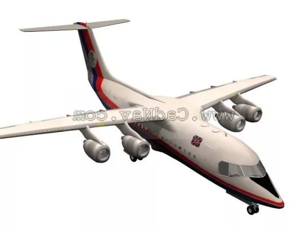 Bae 146 Jumbo Jet 3d model Bae 146 Jumbo Jet 3d model