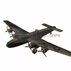 Handley Page Halifax 3d model