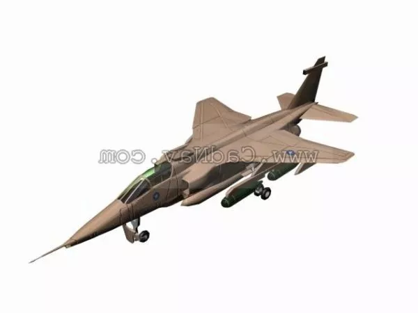 Sepecat Jaguar 3d model Sepecat Jaguar 3d model