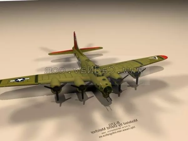 Boeing B-17 Flying Fortress 3d model Boeing B-17 Flying Fortress 3d model