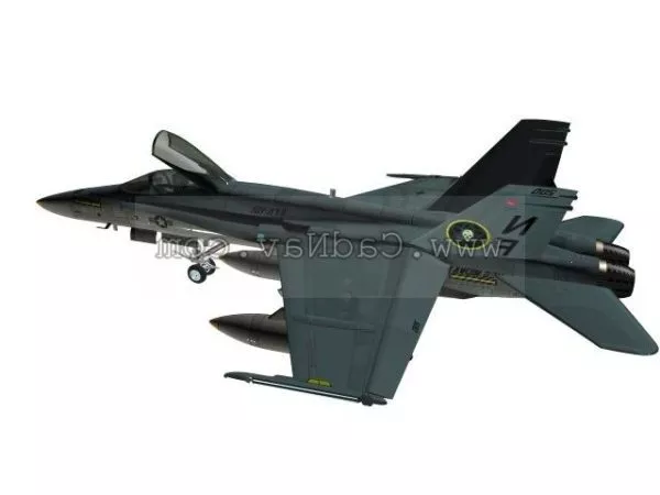 F-18a Hornet Multirole Fighter 3d model F-18a Hornet Multirole Fighter 3d model