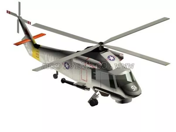 Modern Helicopter 3d model