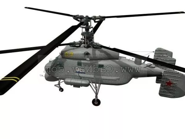 Ultralight Helicopter 3d model