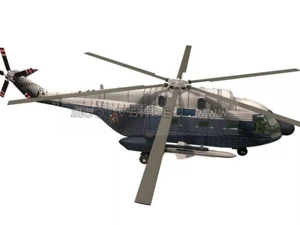 Super Frelon Sa321 Helicopter 3d model Super Frelon Sa321 Helicopter 3d model