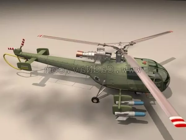 Ec130 Helicopter 3d model