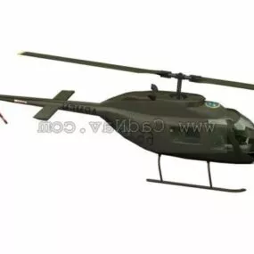 Abjetr Attack Helicopter 3d model
