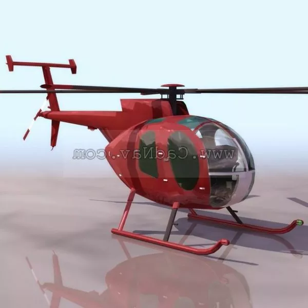 Wz19 Chinese Military Helicopter 3d model