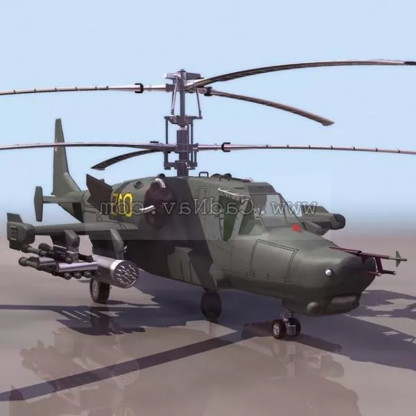Small Utilities Helicopter 3d model