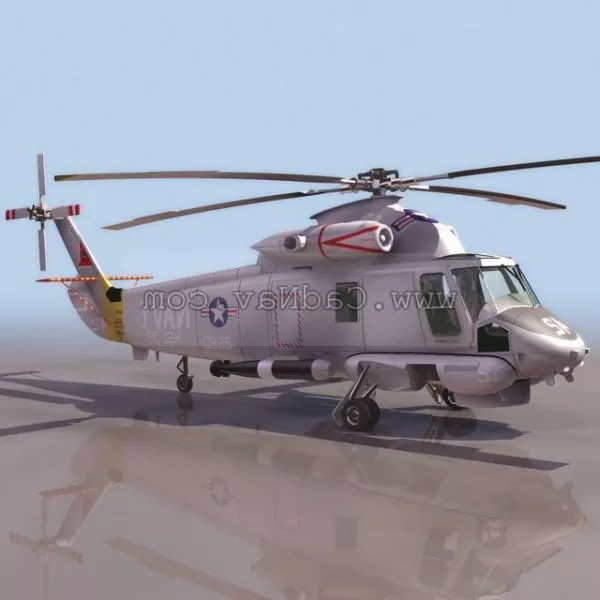 Sh-2f Seasprite Naval Helicopters 3d model Sh-2f Seasprite Naval Helicopters 3d model