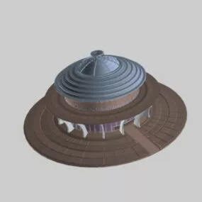 Round Pavilion 3d model