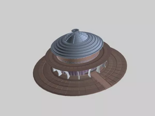 Round Pavilion 3d model Round Pavilion 3d model