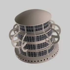 Exhibit Hall 3d model