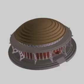 Ancient Building 3d model