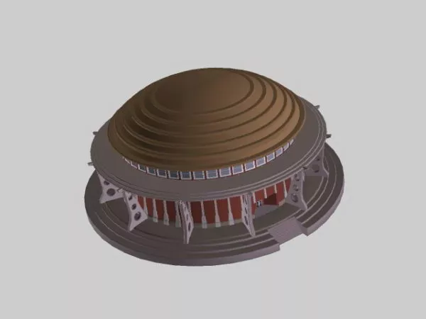 Ancient Building 3d model Ancient Building 3d model