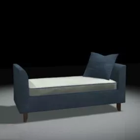 Vintage Divan Sofa 3d model
