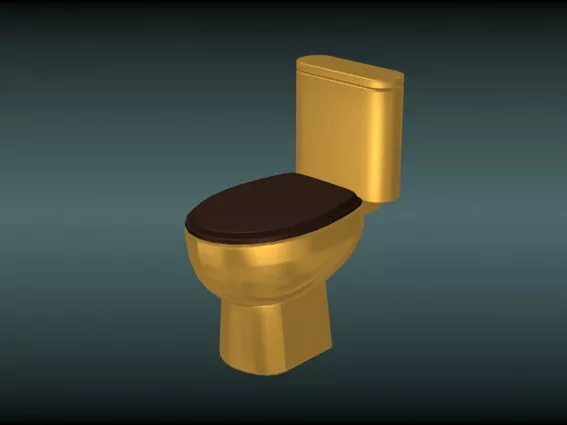 Lavatory Pan Modern 3d model