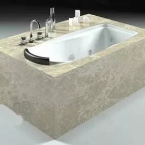 Undermount Bathtub 3d model