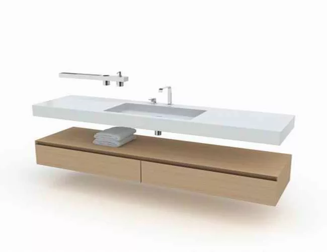 Thin Edge Sink 3d model