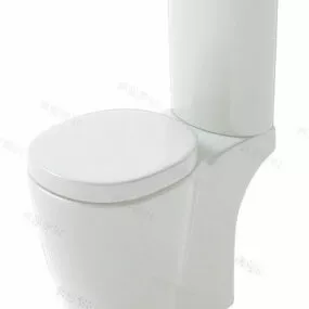 Round Shape Toilet 3d model