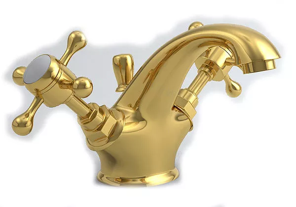 Single Bath Faucet 3d model