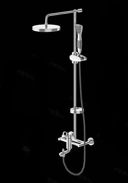 Modern Bathroom Shower Set 3d model