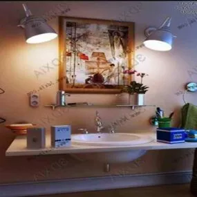 Modern Vanity Design 3d model